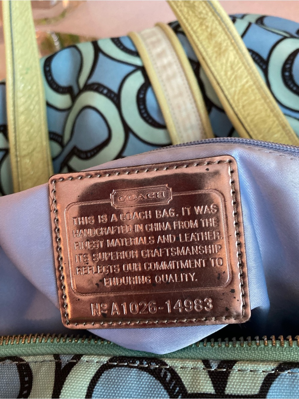 Coach 2010 Poppy 3D Op Art Glam Tote - Picture 5 of 17
